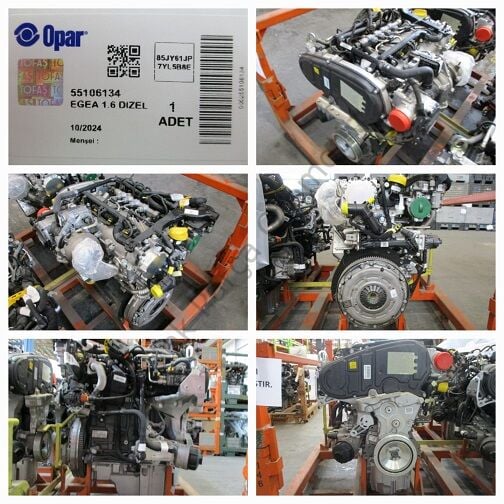 EGEA 1.6 DİZEL SEDAN MT EURO6 ( KOMPLE MOTOR )