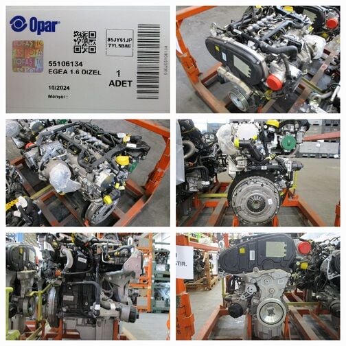 EGEA 1.6 DİZEL SEDAN MT EURO6 ( KOMPLE MOTOR )