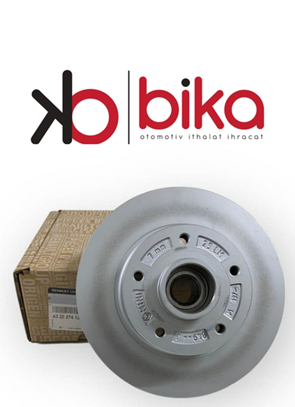 Megane 4 Sedan Arka Fren Diski Rulmanlı Abs Okuyuculu Adet 432027412R  Renault Mais