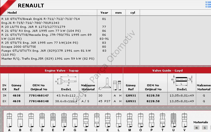 SİBOP GAYDI G0931 R21 CONCORDE 8V