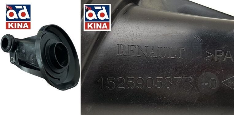 Clio 5-V Captur 2-II Motor Yağ Dolum Yuvası Haznesi Kapaklı 1.0 Sce B4D 152590587R Renault Orijinal