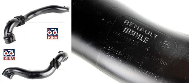 Clio 4 Captur 1 Duster 1 Hava Filtre Borusu 1.0 Tce 165554822R Reanult Orijinal