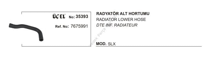 RADYATÖR HORTUMU ALT 35393 SLX 7675991