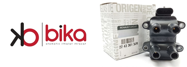 R19 Europa Megane 1 I Ateşleme Bobini 1.6 8 K7M 1998 2002 224336134R Renault Mais