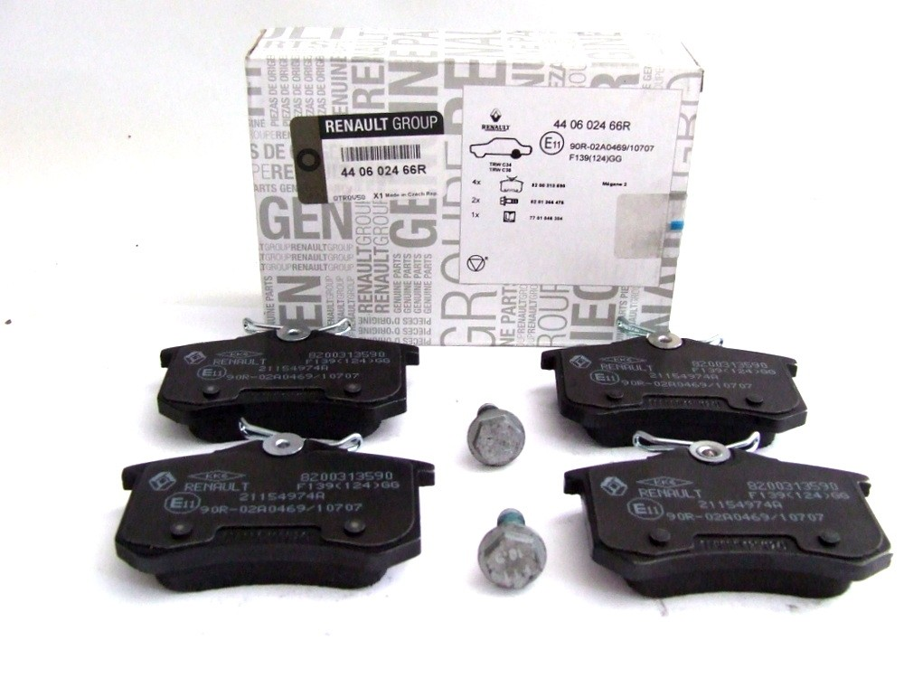 Megane 2 - 3 Scenic 2 - 3 Fluence Arka Fren Balatası Renault Mais