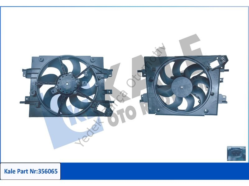 FAN MOTORU DAVLUMBAZLI REZISTORSUZ 12V 200W-2200 RPM DUSTER 1.2 1.3 TCE 1.5 DCI 1.6 16V 10-18 - DUST