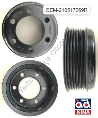 DEVİRDAİM KASNAĞI 210517269R MASTER III-TRAFIC III 2.3 M9T