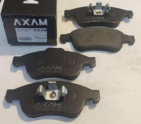 DİSK BALATA ÖN AX-02-03-01-4012 FLUENCE (10-) MEGANE-III (09-) DUSTER 1.5 DCI