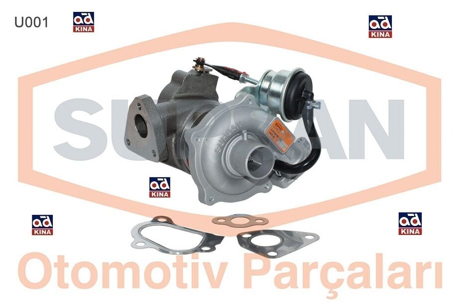 TURBO KOMPLE U001 DOBLO PALIO ALBEA 1.3 MJET-16V 70BG