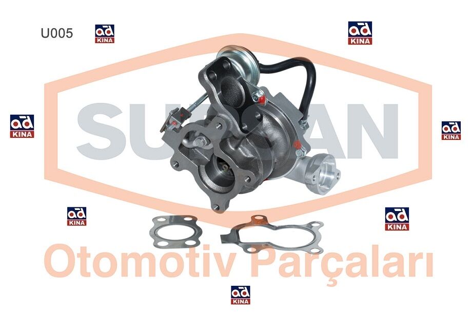 TURBO KOMPLE U005 P206 1.4 HDI (68PS) P207 P307 FIESTA 1.4TDCİ DV4TD
