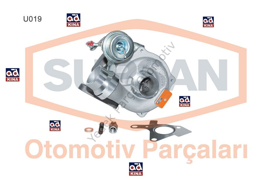TURBO KOMPLE U019 CLIO-II-III KANGO MEGANE-II LOGAN 1.5DCI 90PS