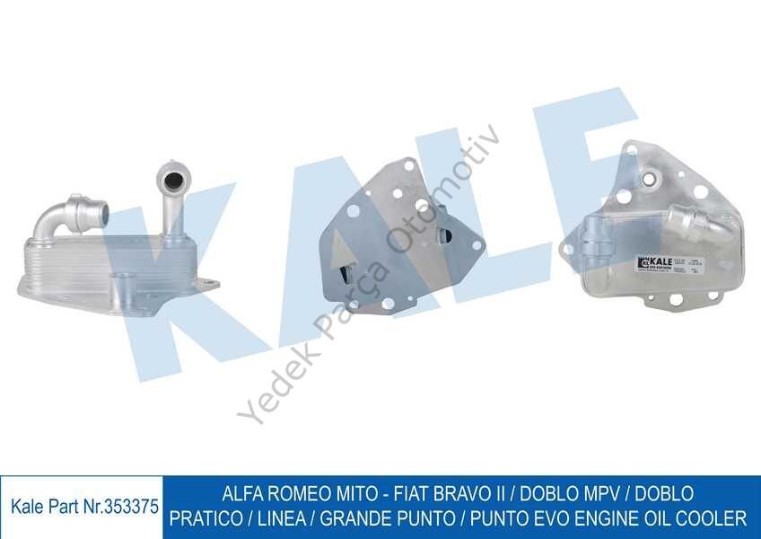 YAĞ SOĞUTUCU 353375 DOBLO 1.6JTD LINEA COMBO 12->