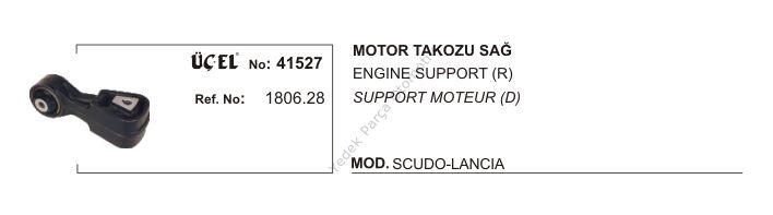 MOTOR TAKOZU 41527 406 C5 JUMPY SCUDO