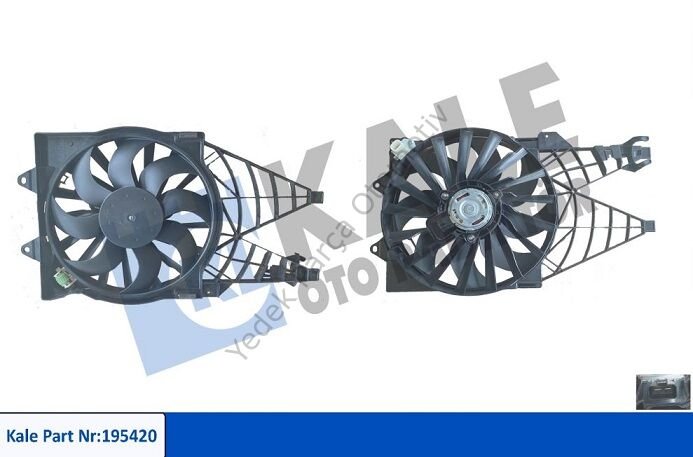 DAVLUMBAZLI FAN MOTORU 013501001 LINEA (07>) 1.3mjt-1.4t-jet-1.6mjt +AC 195420