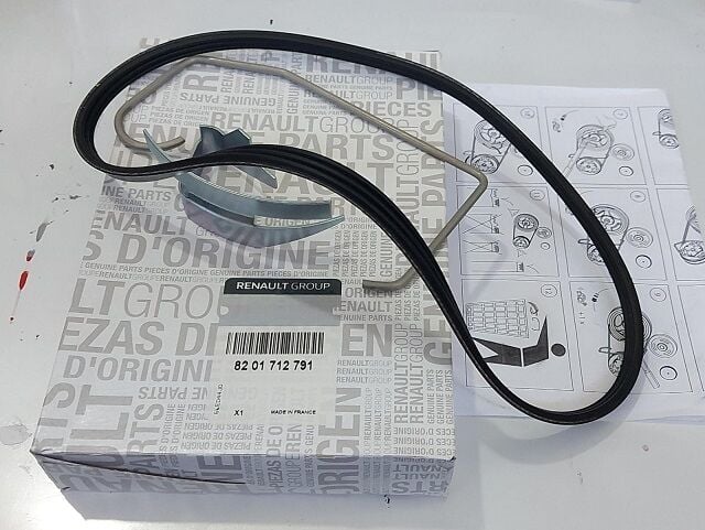 Clio 5 Captur 2 Duster 2 Alternatör V Kayışı 1.0 Sce B4D 3PK 775  8201712791 119203106R Renault Mais