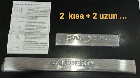 Sandero Kapı Eşik Kaplamaso 2 Uzun 2 Kısa Ön Arka Sağ Sol Takım 8900100119 Renault Mais