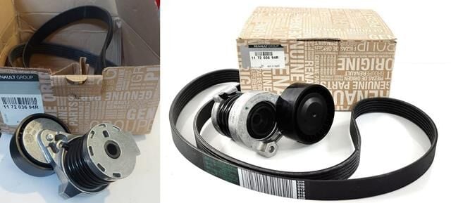 Clio 2 - 3 Kangoo 1 Faz 2 Megane 1 - 2 - 3 Fluence Alternatör V Kayış Seti 1.5 Dci K9K 2003 2012 117203694R 7701476476 Renault Mais