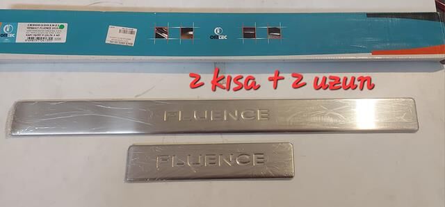 Fluence Kapı Eşiği Krom Yazı 2 Uzun 2 Kısa Ön Arka Sağ Sol Takım 8900100192 Renault Mais