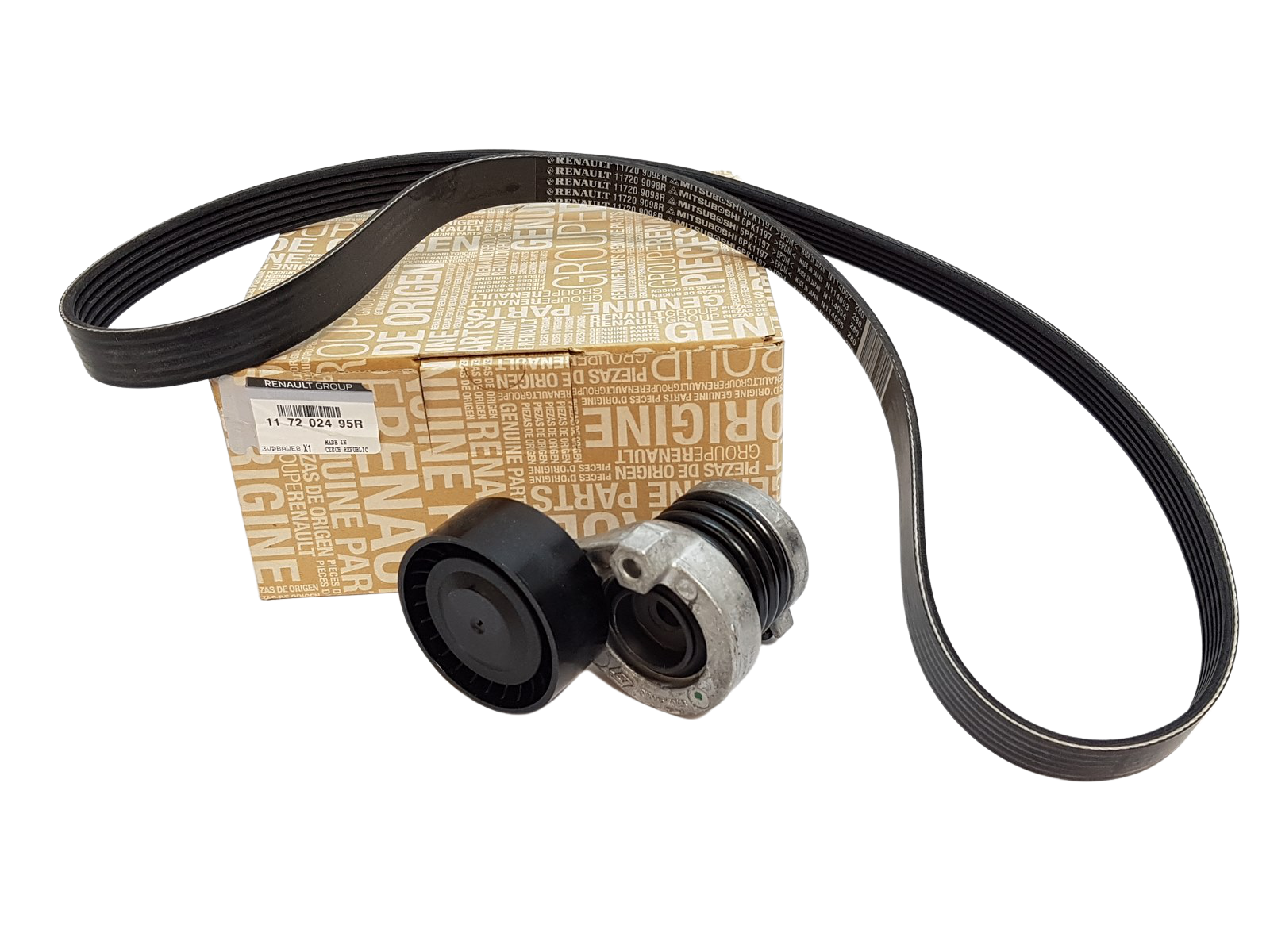 Clio 4 Captur 1 I Megane 3 Alternatör Kayış Kiti 1.5 Dci K9K 117202495R Renault Mais