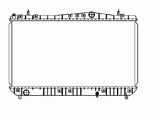 RADYATÖR 355500 LACETTI REZZO 1.4 1.6 1.8 (374x698x16) BRAZING MT
