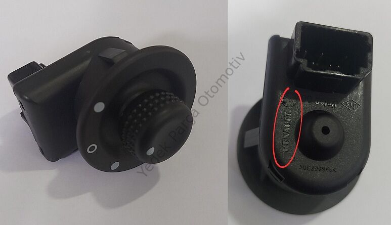 AYNA AYAR DÜĞMESİ 255704649R CLIO-III TWINGO MEGANE-II MASTER CAPTUR DUSTER 7FİŞ