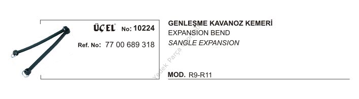 GENLEŞME KAVANOZ KEMERİ 10224 R9 R11 7700689318