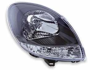 Kangoo 2 Faz 1 Ön Sol Far Lambası Siyah Çerçeveli Manuel 2008 2012 7701068181 Ayfar