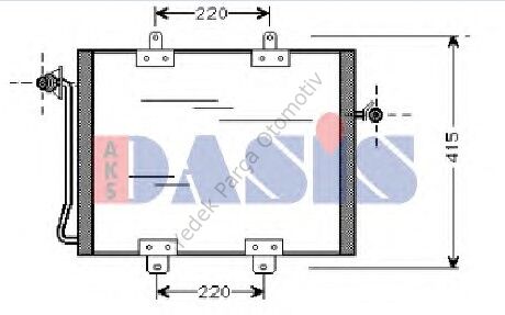 KLİMA RADYATÖRÜ 050ABC010 R19