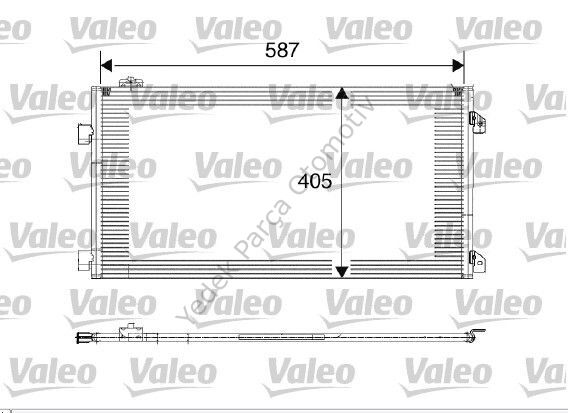 KLİMA RADYATÖRÜ 050ABC070 CLIO SYMBOL THALIA 1.5 DCI (04-) (300200)