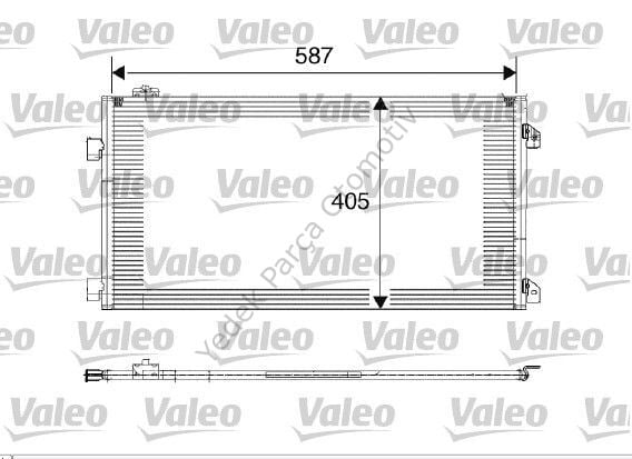 KLİMA RADYATÖRÜ 050ABC070 CLIO SYMBOL THALIA 1.5 DCI (04-) (300200)