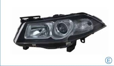 Megane 2 Ön Sol Far Lambası Siyah Çerçeveli Mercekli Motorlu 2006 2010 7701063256 Ayfar