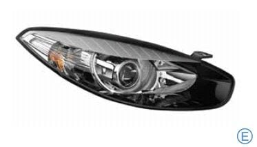 Fluence Ön Sağ Far Lambası Mercekli Siyah Çerçeveli 2013 2016 260101331R Ayfar