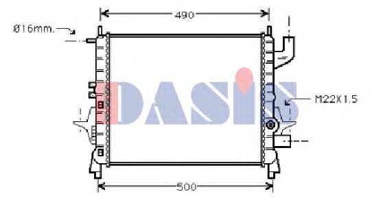 RADYATÖR 0525261AB TWINGO 1.2-8V RN RT 1SIRA ALB