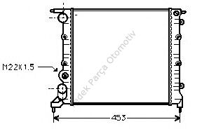 RADYATÖR 0526262AL CLIO SYMBOL 1.2 1.2İ