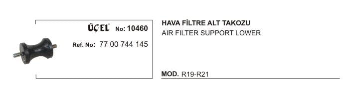 R19 R21 Hava Filtre Alt Takozu 7700744145 Üçel