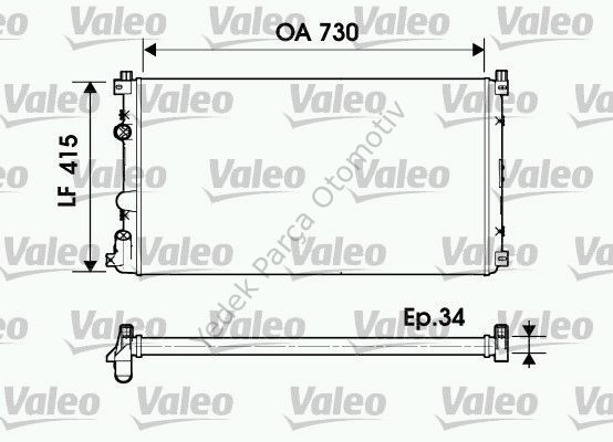 RADYATÖR 0543451AB MASTER-II 1.9 2.2 2.5 CDTI