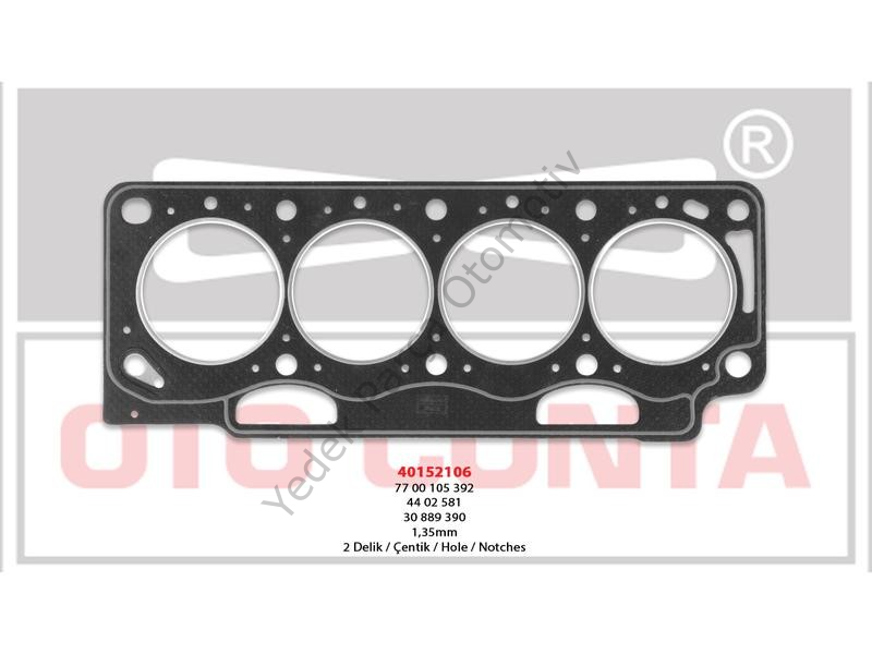 SILINDIR KAPAK CONTA LAGUNA MEGANE SCENIC F9Q 2 DELIK 1.35