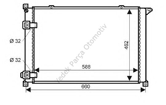 RADYATÖR 0548482PA SAFRANE 2.0 İ 2.2Sİ