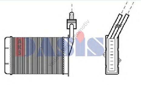 KALORİFER RADYATÖRÜ 0584872AL R21 ALIMINYUM