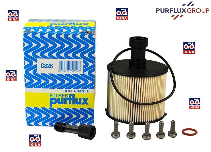 Clio 4 - Dokker - Lodgy - Mazot Filtresi 1.5 dci K9K C826 164039594R - 164037803R Purfulux
