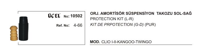 Clio 2 Thalia 1998 2012  Kangoo 1 1997 2008 Ön Amortisör Toz Körüğü Takım 7700436437 Üçel