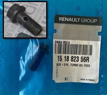 Master 3 Trafic 2 - 3 Laguna 2 - 3 Turbo Yağlama Vidası 151882356R Renault Mais