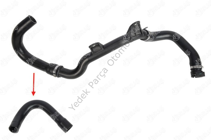 RADYATOR UST HORTUMU KUCUK PLASTIK PARCA HARIC BOXER III-JUMPER III-DUCATO III 2.2JTD 110-120HP 06=>