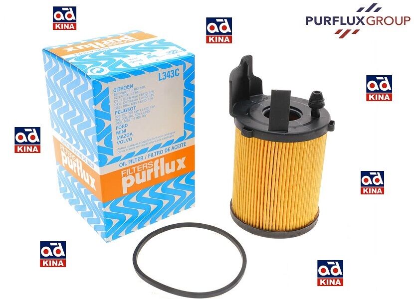 YAĞ FİLTRESİ L343C FIESTA C3 C4 P206 FUSION 1.4 1.6 HDI P307 NEMO BİPPER