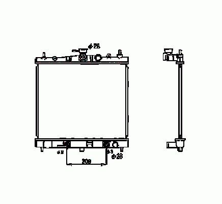 Micra 3 K12 Motor Su Radyatörü 1.2 16V 1.4 16V 2003 2010 21460AX200 Kale