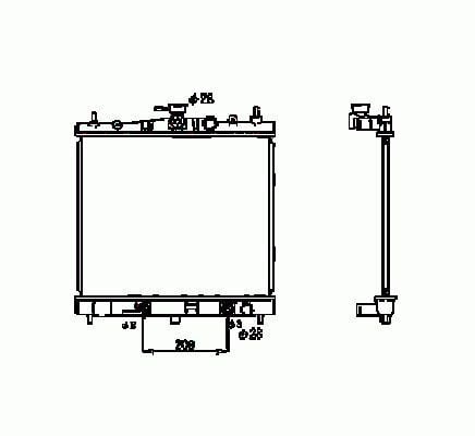 Micra 3 K12 Motor Su Radyatörü 1.2 16V 1.4 16V 2003 2010 21460AX200 Kale
