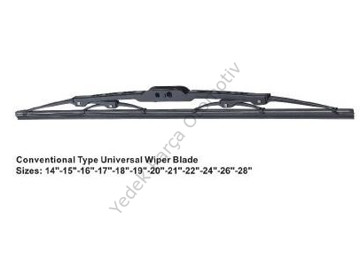 TELLI VE GRAFITLI SILECEK SUPURGESI UNIVERSAL 16 400mm x2