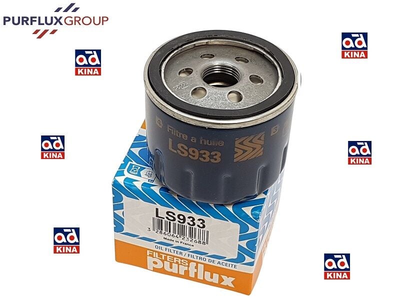 Clio 2 - 3 - Kango 1 - 2 - 3 - Yağ Filtresi 1.9D F8Q - 1.5 Dci K9K-2.0 16V F4R LS 933 8200768927 Purflux