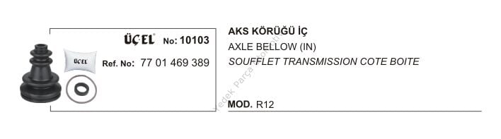 AKS KÖRÜĞÜ İÇ 10103 R12 7701469389 (ÜÇGEN KAFA)