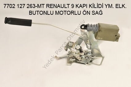 KAPI KİLİDİ ÖN SAĞ OEM 7702127263MT R9 BUTONLU (MOTORLU) ELEKTİRİKLİ